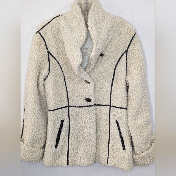 J.Percy For Marvin Richards Vintage Sherpa Jacket size M - Picture 1 of 5